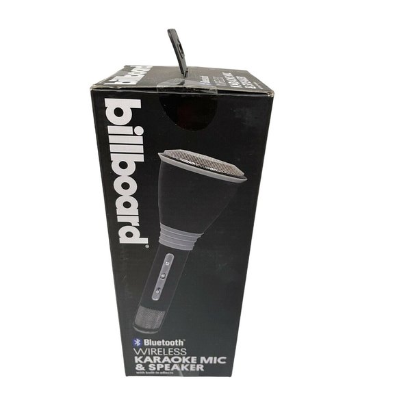 Billboard Wireless Bluetooth 4 hours Play sing time Range 33 ft Black Recycle Pl - Picture 6 of 6